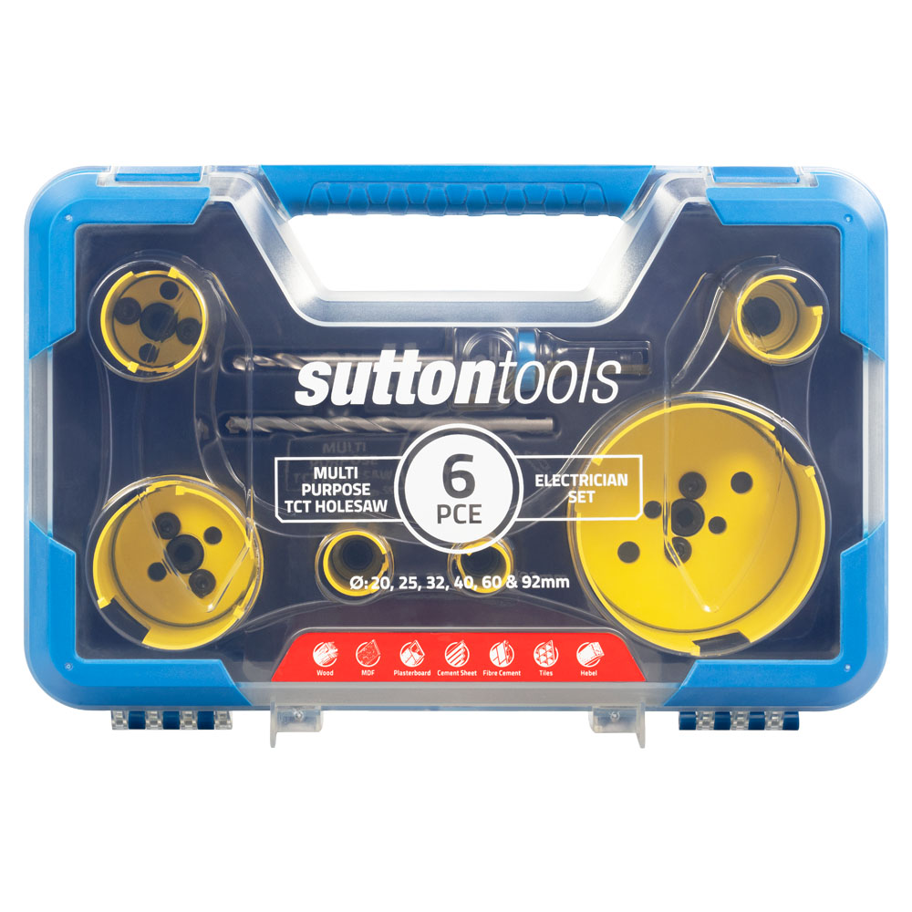 TCT Holesaw Sets Multi Purpose Sutton Tools